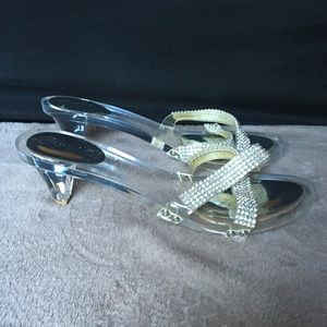 Rhinestone heels
